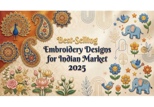 Best-Selling Embroidery Designs for Indian Market 2025