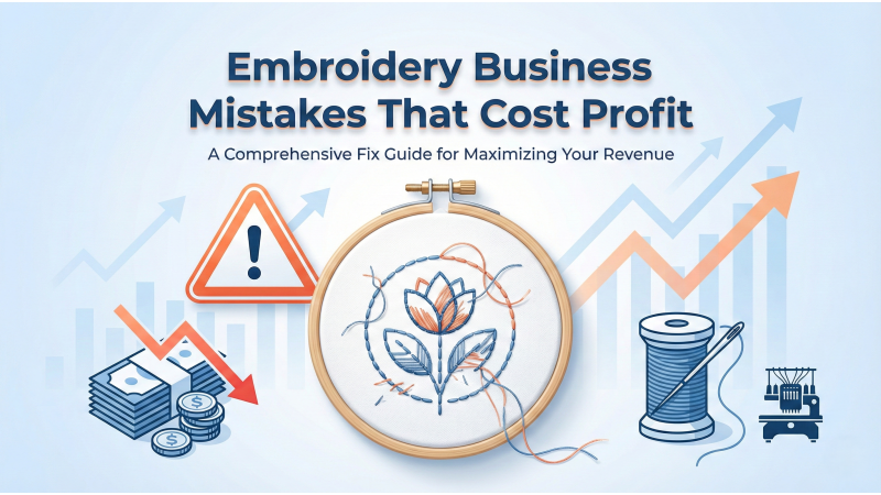 Embroidery Business Mistakes That Cost Profit
