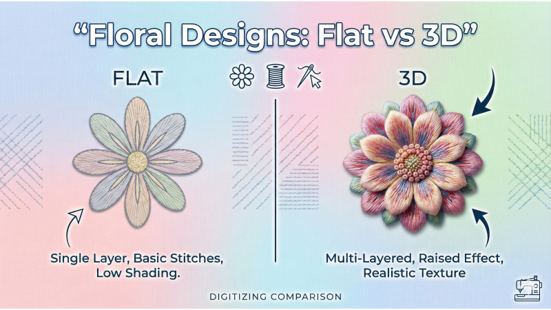 Floral Designs: Why Some Look Flat & Others Look 3D