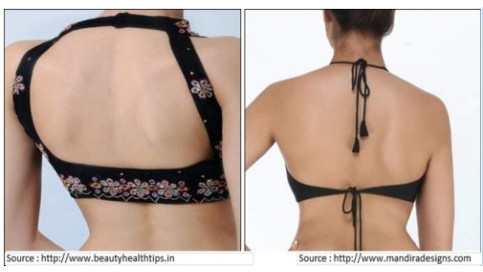 Halter Neck Blouse - Embroidery Trends