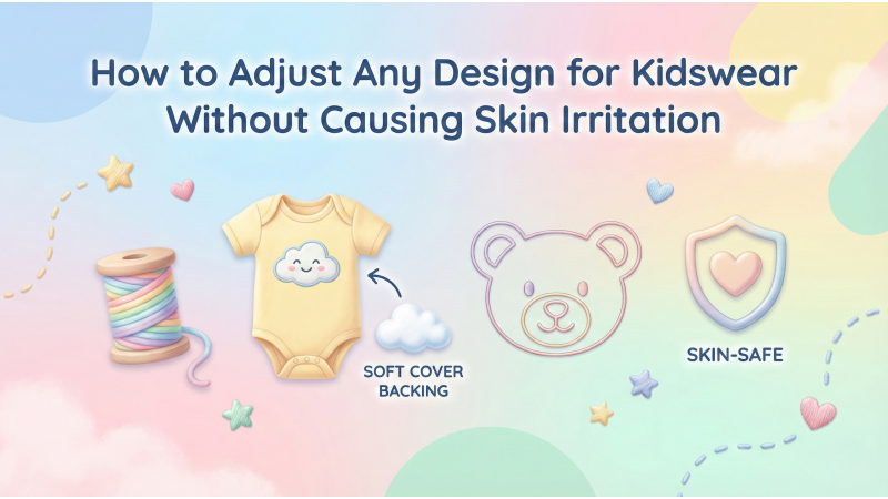 How to Adjust Any Design for Kidswear Without Causing Skin Irritation