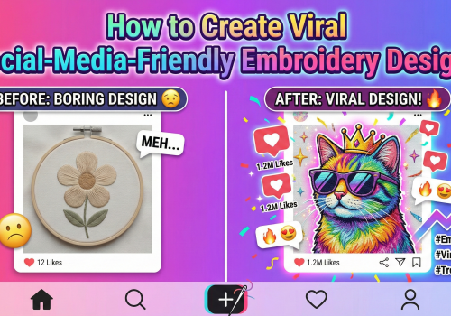 How to Create Viral Social-Media-Friendly Embroidery Designs