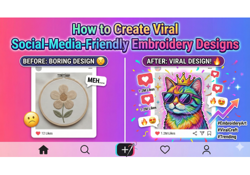 How to Create Viral Social-Media-Friendly Embroidery Designs