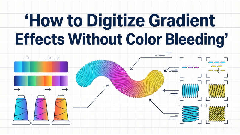 How to Digitize Gradient Effects Without Color Bleeding