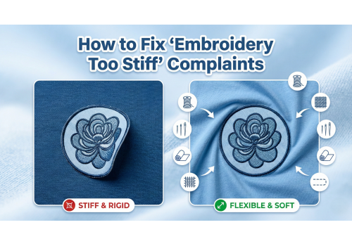 How to Fix “Embroidery Too Stiff” Complaints
