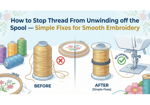 How to Stop Thread From Unwinding off the Spool — Simple Fixes for Smooth Embroidery