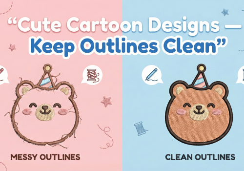 Cute Cartoon Designs — How to Keep Outlines Clean