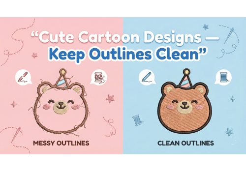 Cute Cartoon Designs — How to Keep Outlines Clean