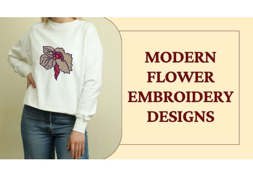 Modern Flower Embroidery Designs
