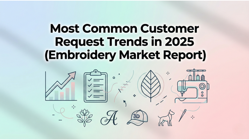 Most Common Customer Request Trends in 2025 — Embroidery Market Report