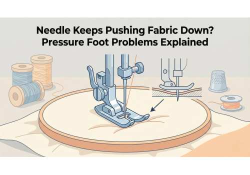 Needle Keeps Pushing Fabric Down? Pressure Foot Problems Explained