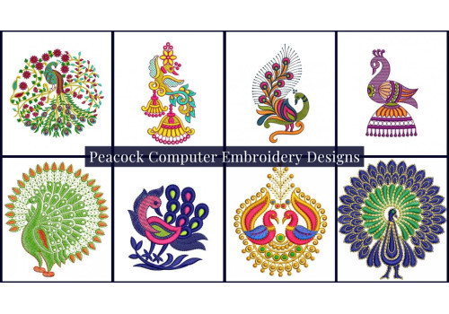 Peacock Computer Embroidery Designs