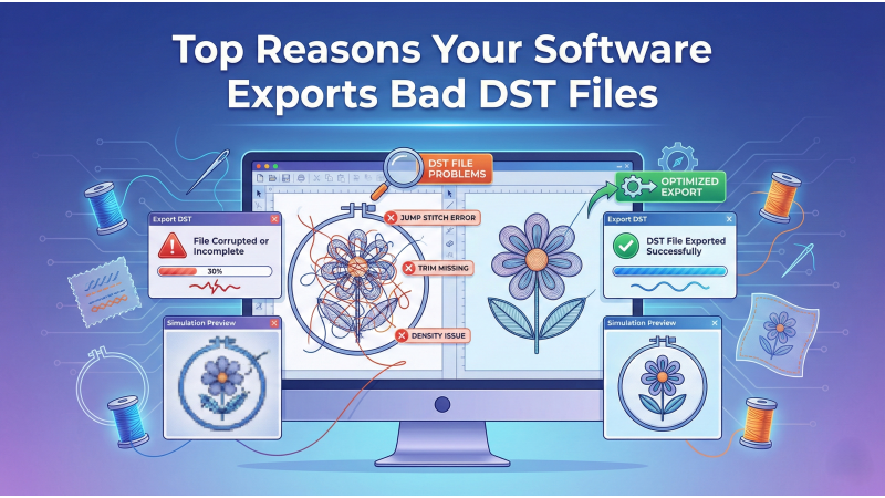 Top Reasons Your Software Exports Bad DST Files