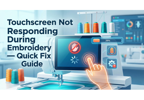 Touchscreen Not Responding During Embroidery — Quick Fix Guide