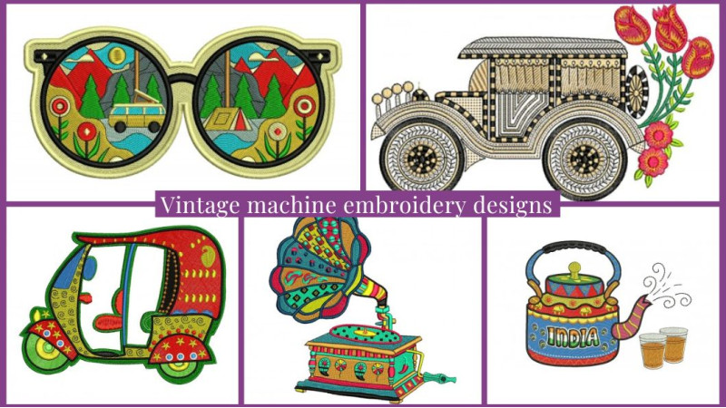 Vintage Machine Embroidery Designs