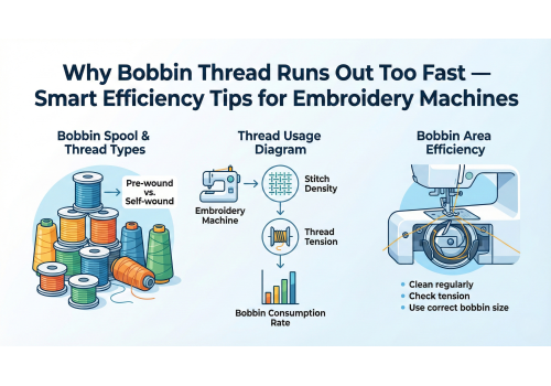 Why Bobbin Thread Runs Out Too Fast — Smart Efficiency Tips for Embroidery Machines