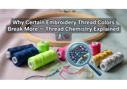 Why Certain Embroidery Thread Colors Break More — Thread Chemistry Explained