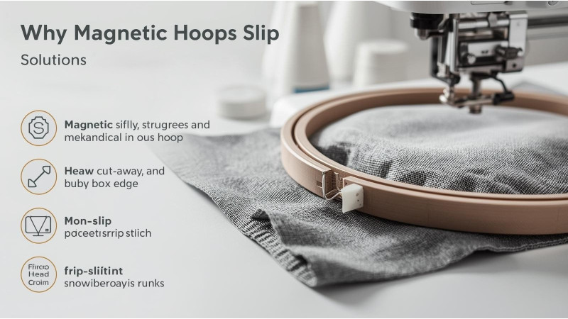 Why Magnetic Hoops Slip: Solutions for Thick & Heavy Fabrics