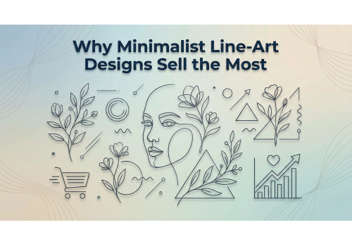 Why Minimalist Line-Art Designs Sell the Most