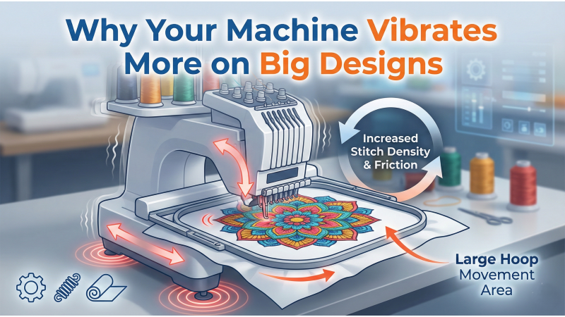Why Your Machine Vibrates More on Big Designs