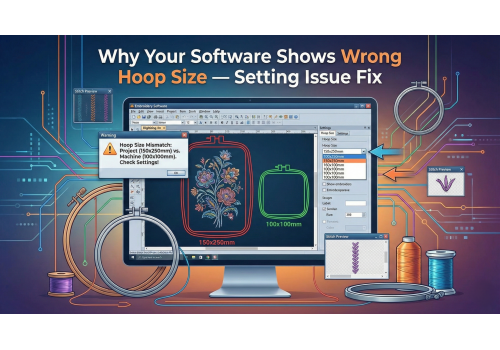 Why Your Software Shows Wrong Hoop Size — Setting Issue Fix