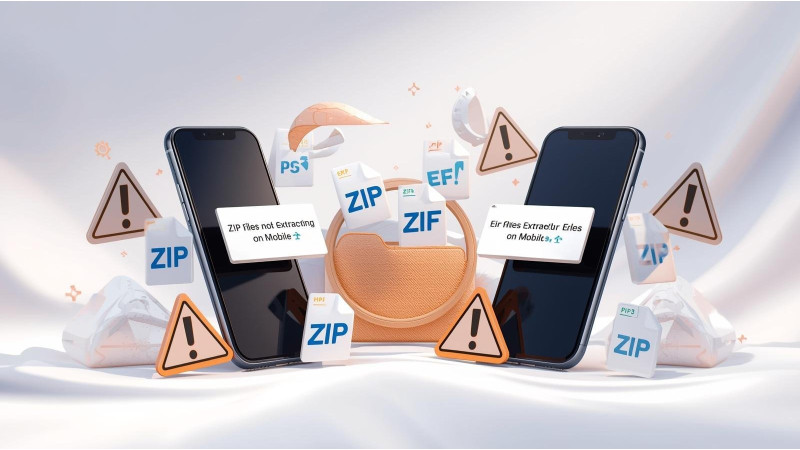 ZIP Files Not Extracting on Mobile? How to Download Designs Properly