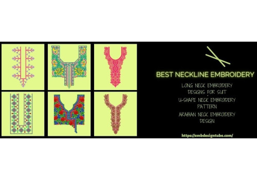 Best Neckline Embroidery Designs