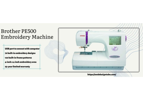 Brother PE500 Embroidery Machine Reviews - Spec & info