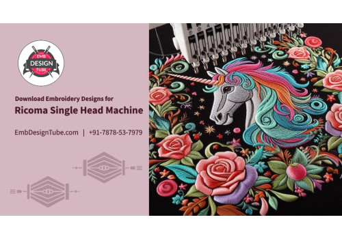 Browse and Download Designs for Your Ricoma Single Head Machine Now