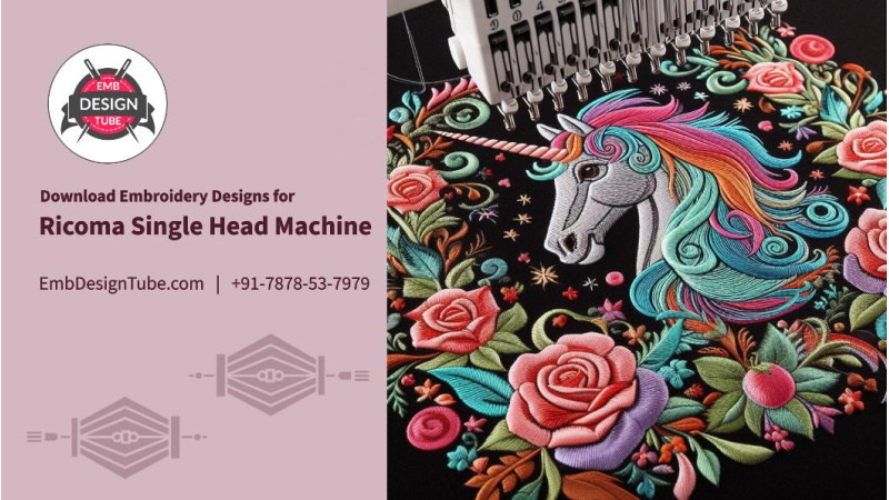 Browse and Download Designs for Your Ricoma Single Head Machine Now