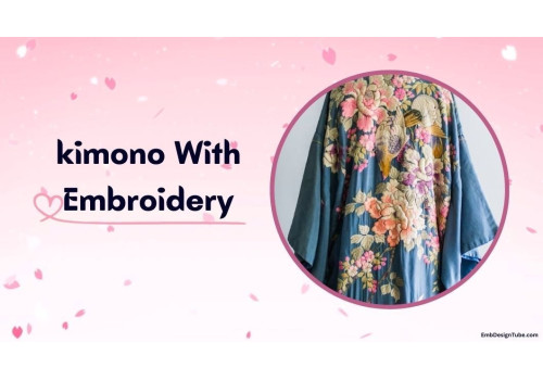 kimono With Embroidery