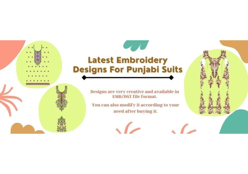 Latest Embroidery Designs For Punjabi Suits