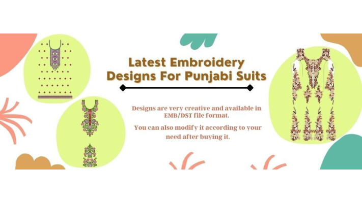 Latest Embroidery Designs For Punjabi Suits