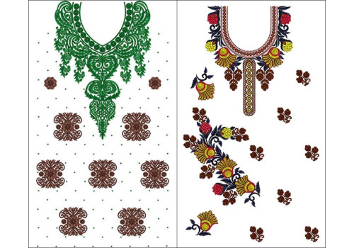 Punjabi Suit Embroidery Designs