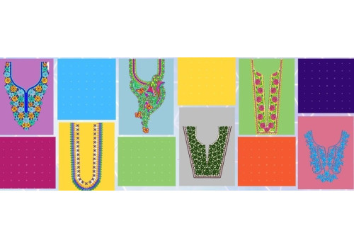 Types of Neck Embroidery Patterns