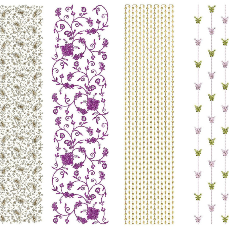 50 All Over Embroidery Designs | June 2021 Bulk Download