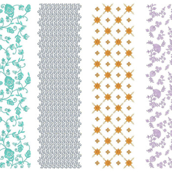 50 All Over Embroidery Designs | June 2021 Bulk Download