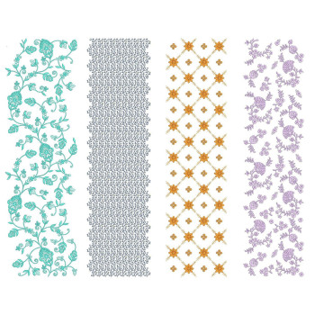 50 All Over Embroidery Designs | June 2021 Bulk Download