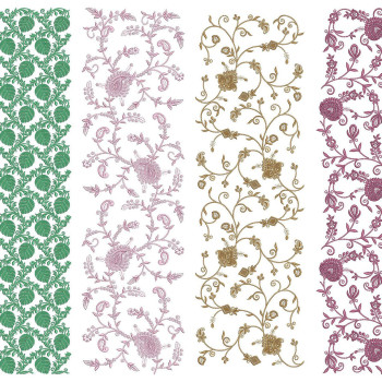 50 All Over Embroidery Designs | June 2021 Bulk Download