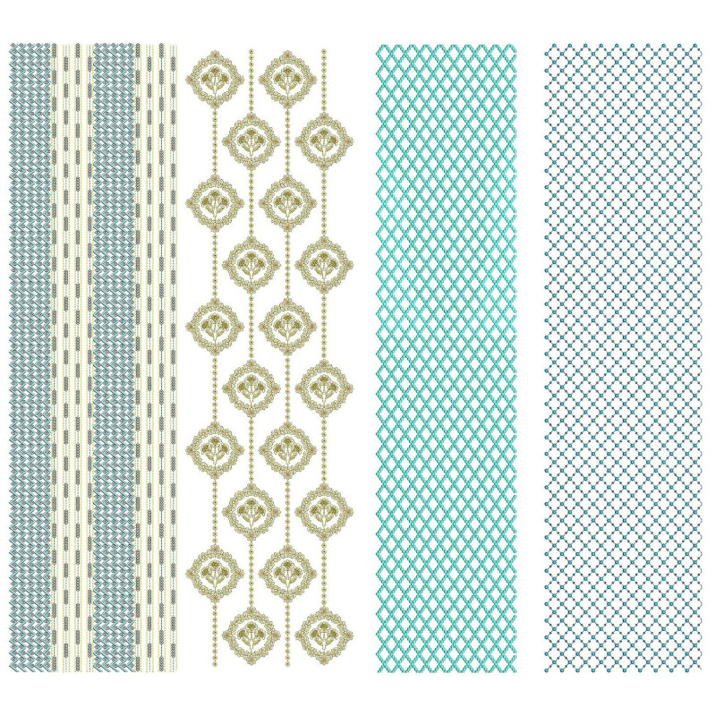 50 All Over Embroidery Designs | June 2021 Bulk Download