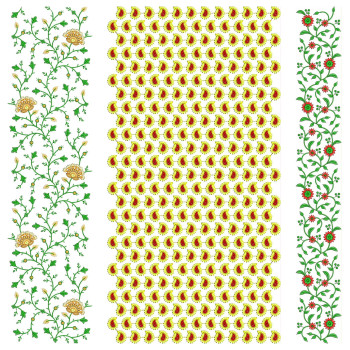 50 All Over Embroidery Designs | November 2020 Bulk Download