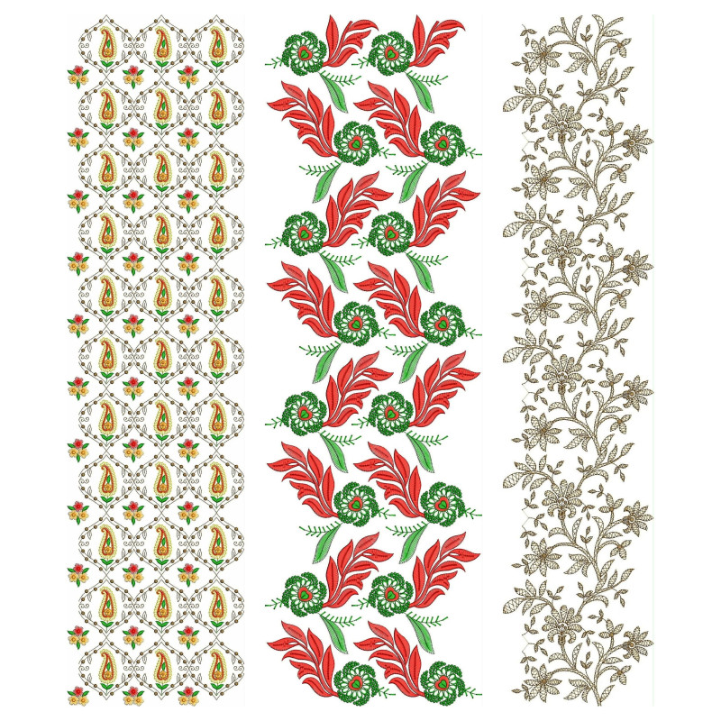 50 All Over Embroidery Designs | November 2020 Bulk Download