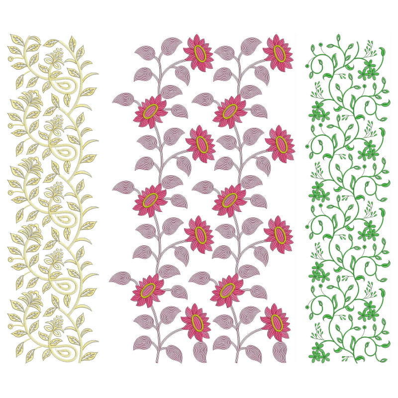 50 All Over Embroidery Designs | November 2020 Bulk Download