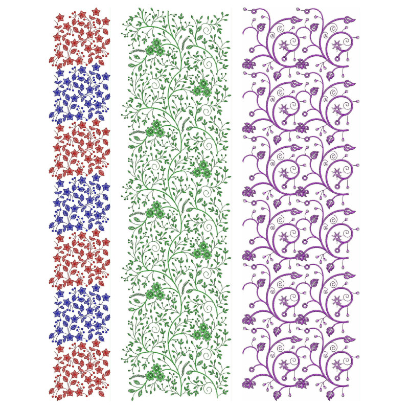 50 All Over Embroidery Designs | November 2020 Bulk Download