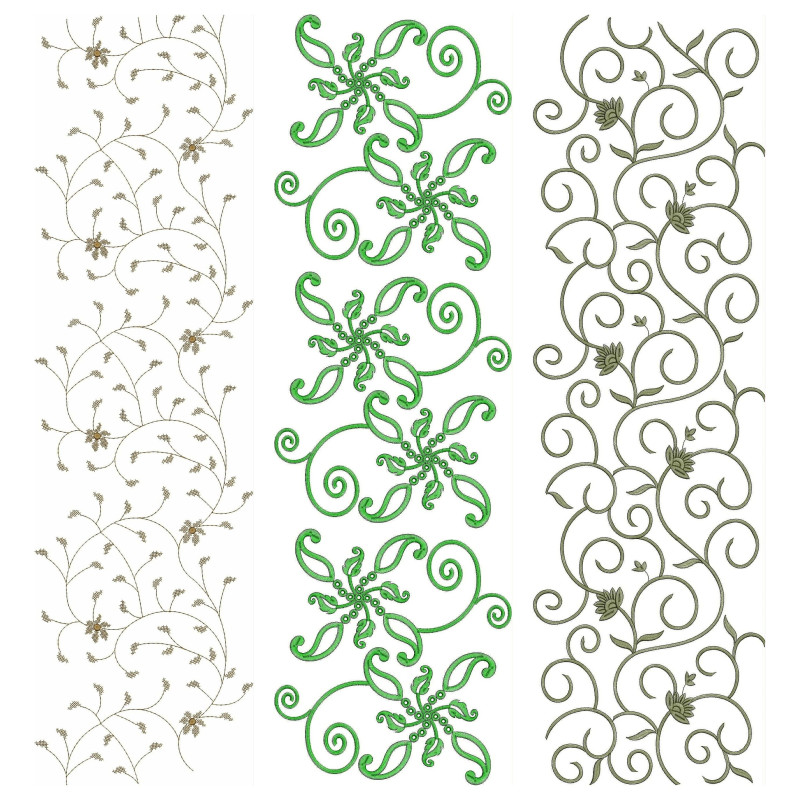 50 All Over Embroidery Designs | November 2020 Bulk Download
