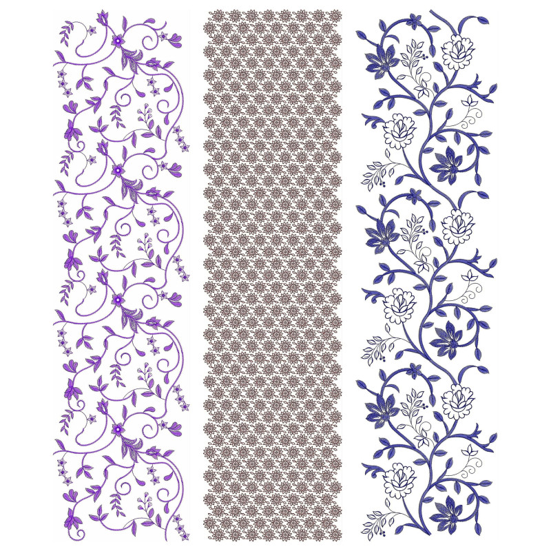 50 All Over Embroidery Designs | November 2020 Bulk Download