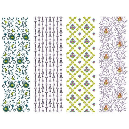 10 All Over Embroidery Designs | August 2021 Bulk Download Vol-1