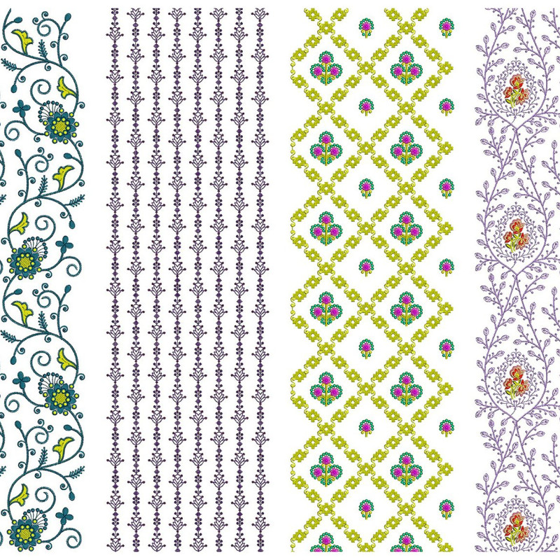 10 All Over Embroidery Designs | August 2021 Bulk Download Vol-1