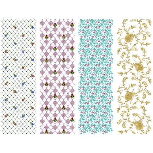 10 All Over Embroidery Designs | August 2021 Bulk Download Vol-3