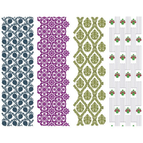 10 All Over Embroidery Designs | August 2021 Bulk Download Vol-3